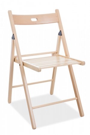 Jídelní skládací židle Smart II celodřevěná buk