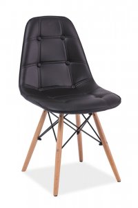 Jídelní židle AXEL PU černá