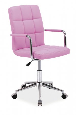 Kancelářská židle Q022 růžová