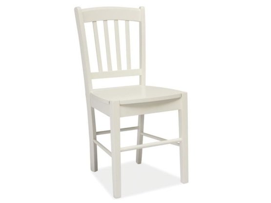 Jídelní židle CD 57 celodřevěná bílá