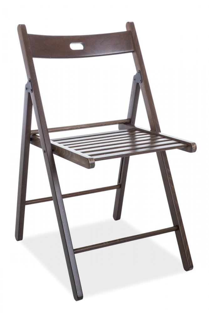 Skládací celodřevěná židle SMARTY, ořech
